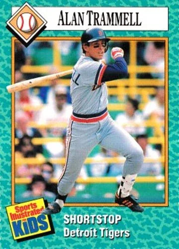 Alan Trammell Detroit Tigers 1989 SI for Kids card - AutographsForSale.com