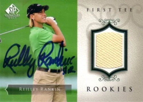Reilley Rankin signed 2004 SP Signature LPGA golf tournament Worn Shirt card - AutographsForSale.com