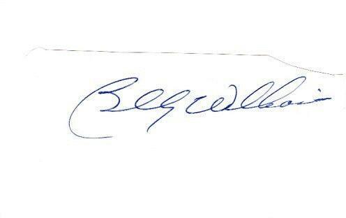 Billy Williams autograph cut signature affixed to 3x5 index card - AutographsForSale.com