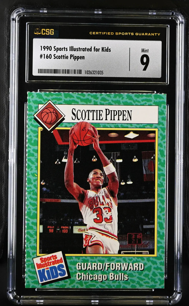 Scottie Pippen Chicago Bulls 1990 SI for Kids card CSG 9 MT - AutographsForSale.com