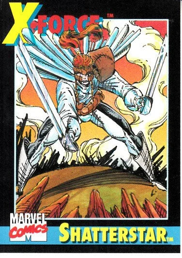 Marvel Comics Universe 1991 Impel Shatterstar promo card #2 - AutographsForSale.com