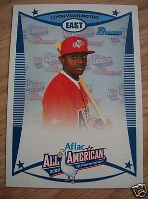 Levon Washington 2008 AFLAC Bowman Rookie Card - AutographsForSale.com