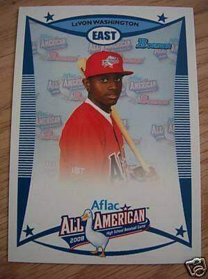 Levon Washington 2008 AFLAC Bowman Rookie Card - AutographsForSale.com