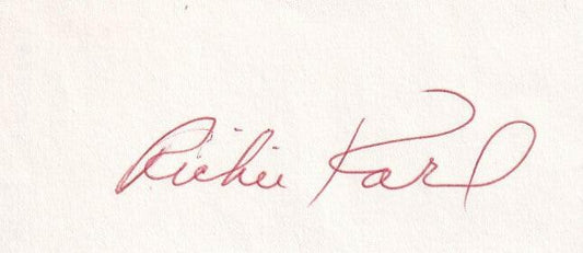 Richie Karl autograph or cut signature - AutographsForSale.com
