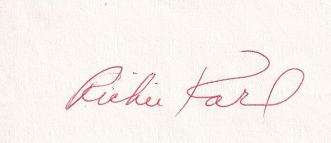 Richie Karl autograph or cut signature - AutographsForSale.com