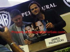 Supernatural cast signed 2012 SDCC poster framed Jensen Ackles Jared Padalecki JSA - AutographsForSale.com