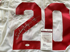 Johnny Rodgers autographed Nebraska white jersey JSA - AutographsForSale.com