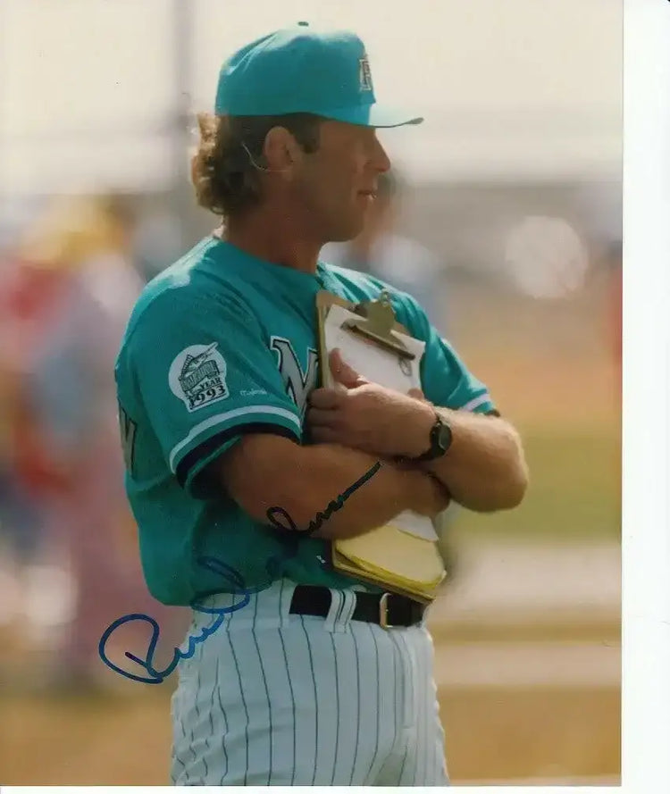 Rene Lachemann autographed Florida Marlins 8x10 photo - AutographsForSale.com