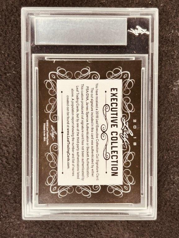 Earl Averill 2018 Leaf Cut Signature certified signed card JSA Indians - AutographsForSale.com