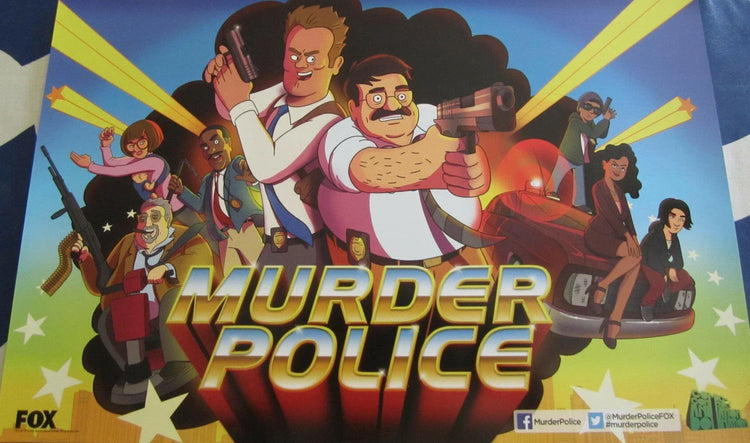 Murder Police 2013 SDCC exclusive mini poster - AutographsForSale.com
