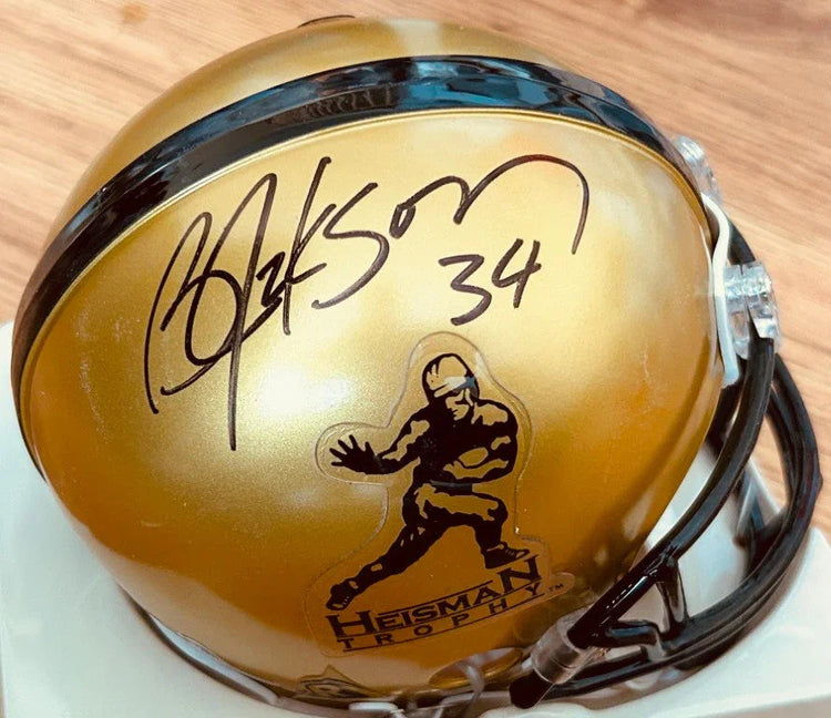 49 autographed Heisman mini helmets Tony Dorsett Barry Sanders Roger Staubach Charles Woodson JSA - AutographsForSale.com