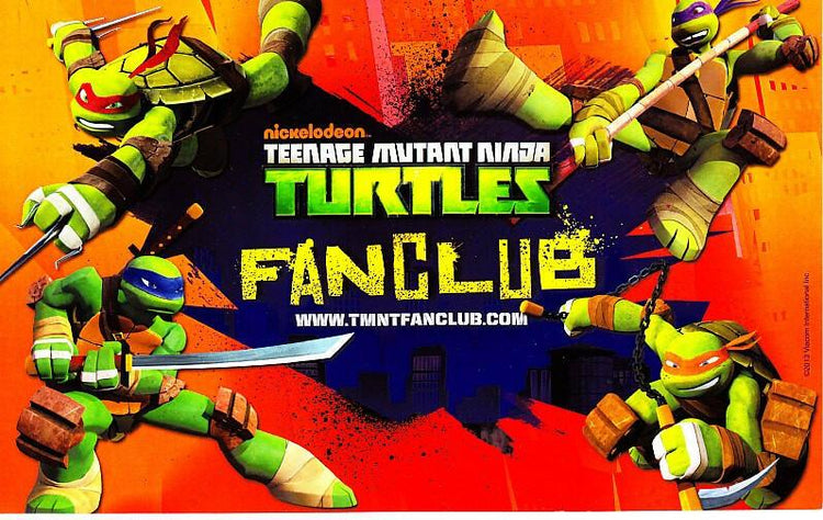 Teenage Mutant Ninja Turtles TMNT Fan Club 2013 SDCC 5x8 art card set - AutographsForSale.com