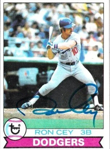 Ron Cey autographed Los Angeles Dodgers 1979 Topps card - AutographsForSale.com