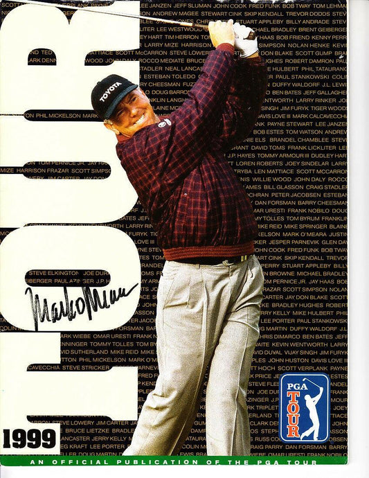 Mark O'Meara autographed 1999 PGA Tour magazine - AutographsForSale.com