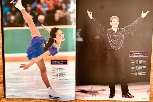 1997 ice skating Champions cast signed program Michelle Kwan Oksana Baiul Brian Boitano - AutographsForSale.com