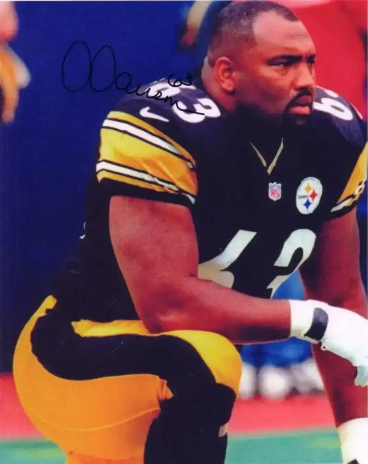 Dermontti Dawson autographed Pittsburgh Steelers 8x10 photo - AutographsForSale.com