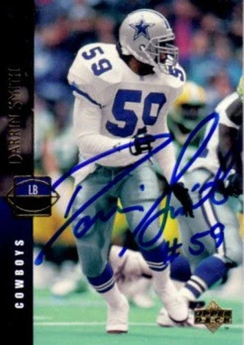 Darrin Smith autographed Dallas Cowboys 1994 Upper Deck card - AutographsForSale.com