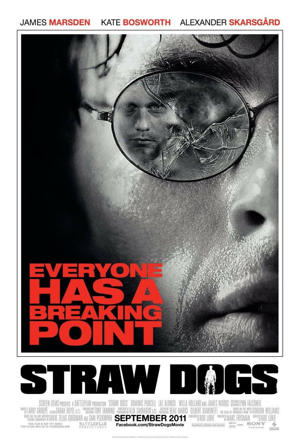 Straw Dogs mini poster (Kate Bosworth James Marsden Alexander Skarsgard) - AutographsForSale.com