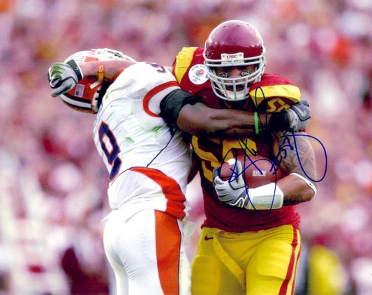 Rey Maualuga autographed USC Trojans 8x10 photo - AutographsForSale.com