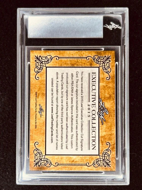 Kevin Sorbo 2015 Leaf Masterpiece Cut Signature certified signed card 1/1 JSA andromeda Hercules - AutographsForSale.com