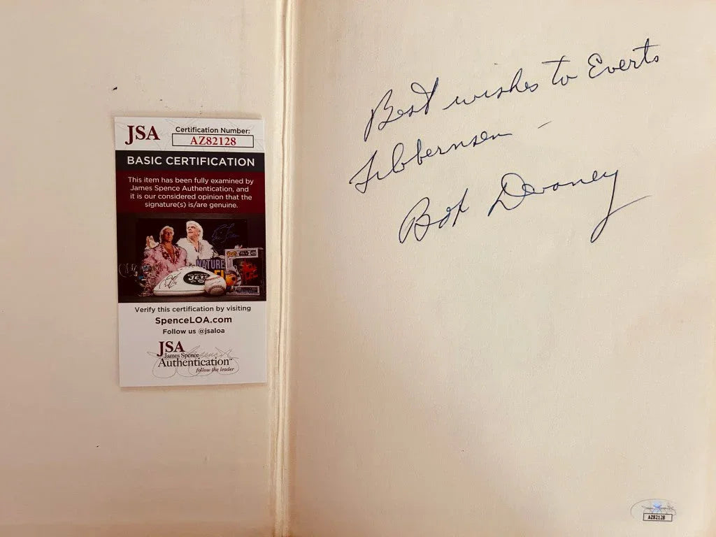 Bob Devaney signed 1972 Nebraska Football book JSA - AutographsForSale.com
