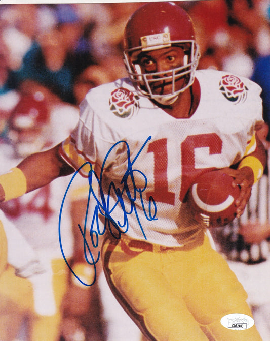 Rodney Peete autographed USC 8x10 Rose Bowl photo JSA - AutographsForSale.com