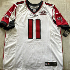 Julio Jones Atlanta Falcons Nike Elite white game model jersey New - AutographsForSale.com