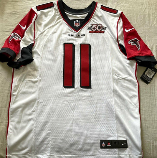 Julio Jones Atlanta Falcons Nike Elite white game model jersey New - AutographsForSale.com