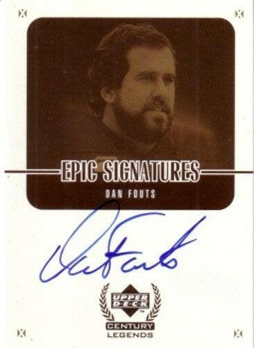 Dan Fouts certified autograph San Diego Chargers 1999 Upper Deck Century Legends card - AutographsForSale.com