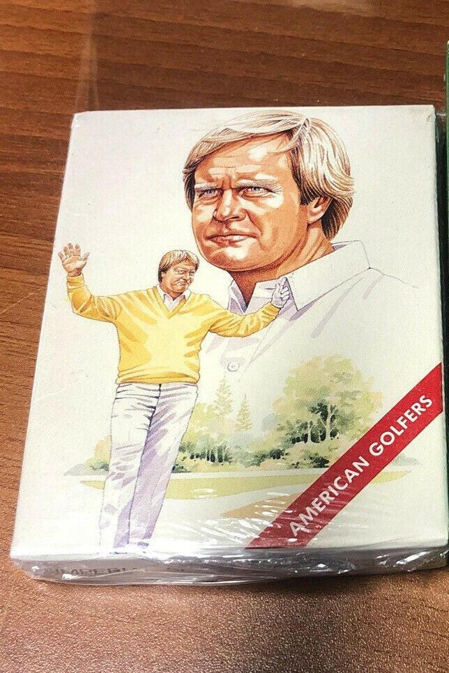 1990 American golfers golf card set Jack Nicklaus Arnold Palmer Tom Watson - AutographsForSale.com