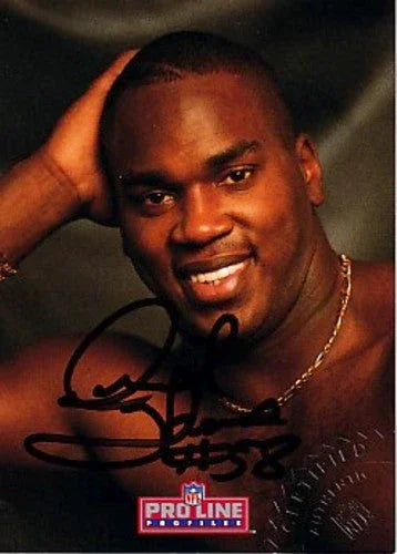 Derrick Thomas certified autograph Kansas City Chiefs 1992 Pro Line Profiles card - AutographsForSale.com