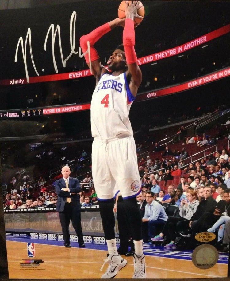 Nerlens Noel autographed Philadelphia 76ers 8x10 photo - AutographsForSale.com