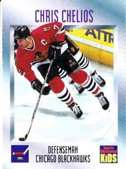 Chris Chelios Blackhawks 1991 & 1997 SI for Kids cards - AutographsForSale.com