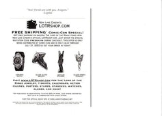 Lord of Rings Two Towers movie 2003 promo postcard (Legolas) - AutographsForSale.com