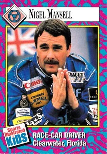 Nigel Mansell 1993 SI for Kids Formula 1 racing card - AutographsForSale.com