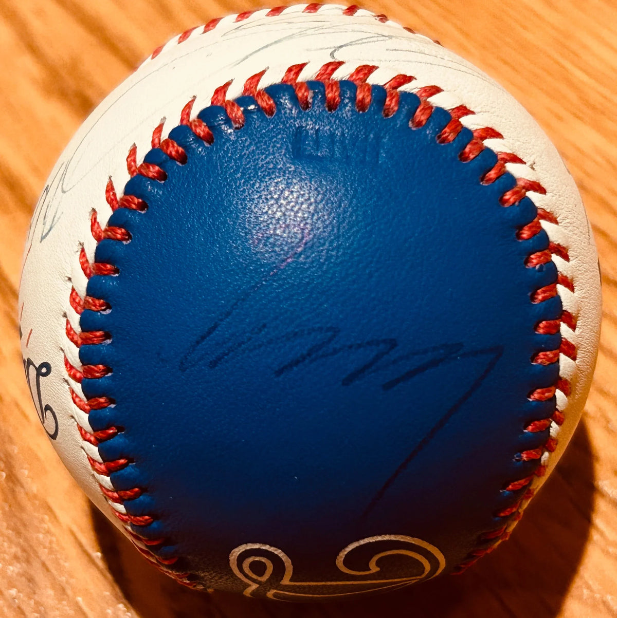 Mike Piazza Eric Karros Raul Mondesi Hideo Nomo signed Dodgers Leather logo Baseball JSA - AutographsForSale.com