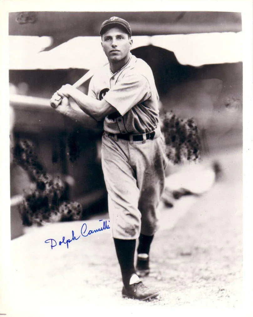 Dolph Camilli autographed Philadelphia Phillies 8x10 photo - AutographsForSale.com