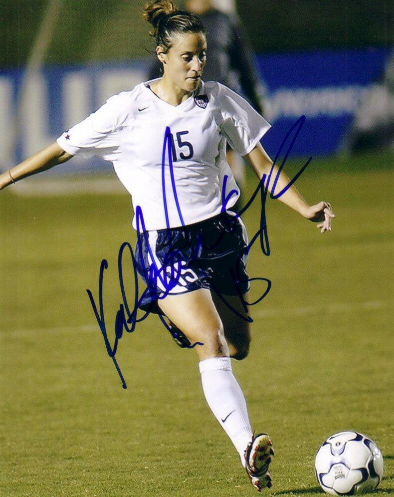 Kate Sobrero Markgraf signed US Soccer 8x10 photo 1999 USWNT - AutographsForSale.com