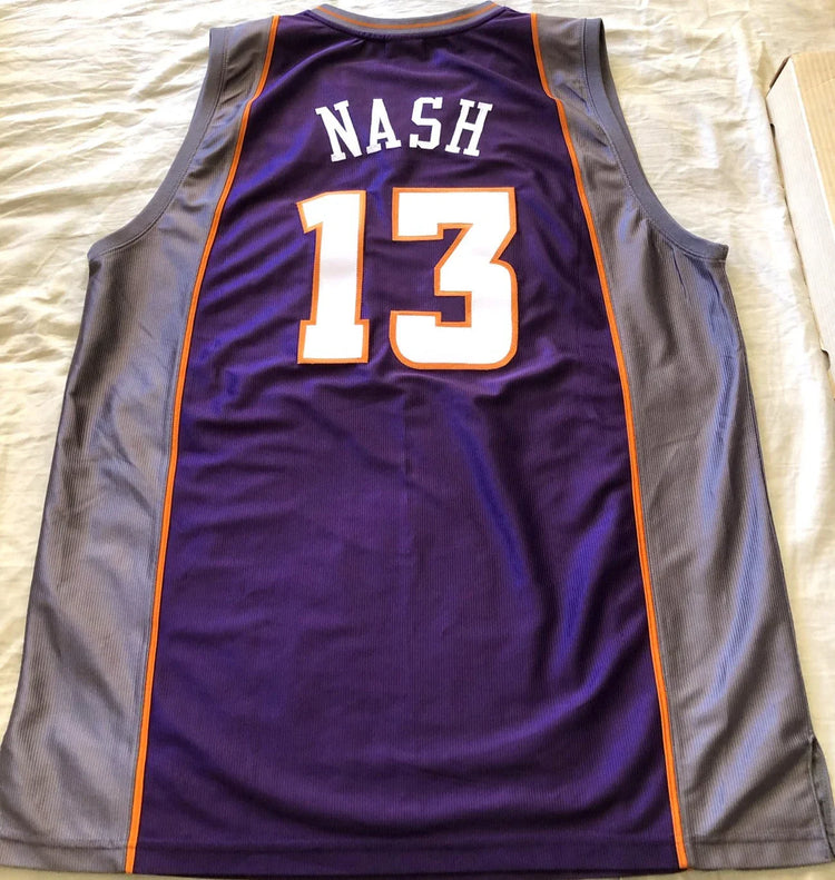 Steve Nash Phoenix Suns 2002-03 Reebok purple game model jersey - AutographsForSale.com