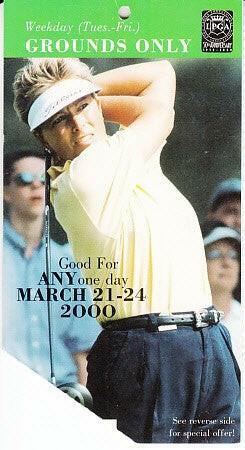2000 LPGA Kraft Nabisco golf ticket Karrie Webb Wins 2nd Major - AutographsForSale.com