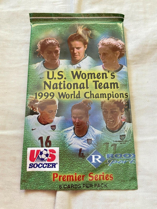 1999 US Women's World Cup Champions Team Roox Premier 6 card pack USWNT - AutographsForSale.com