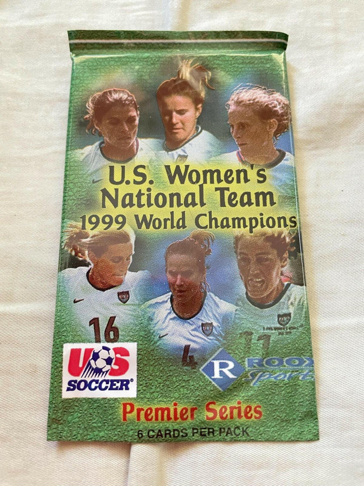 1999 US Women’s World Cup Champions team Roox Premier 6 card Pack USWNT - AutographsForSale.com