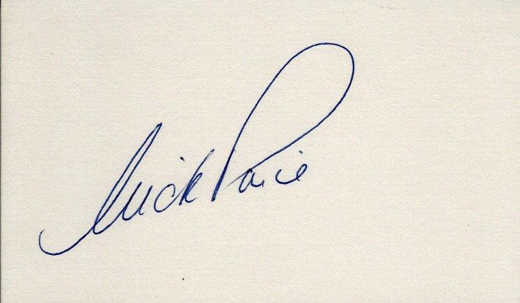 Nick Price autographed index card (full name signature) - AutographsForSale.com