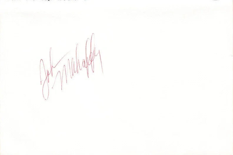 John Mahaffey autographed 5x8 album page - AutographsForSale.com