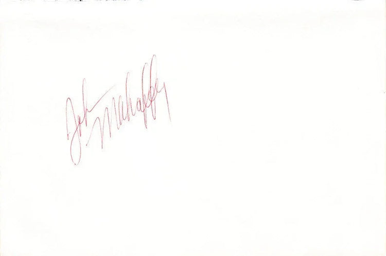 John Mahaffey autographed 5x8 album page - AutographsForSale.com