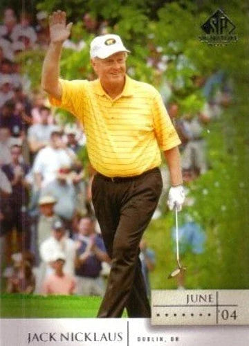 Jack Nicklaus 2004 SP Signature PGA Tour golf card - AutographsForSale.com