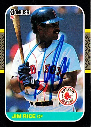 Jim Rice autographed Boston Red Sox 1987 Donruss card - AutographsForSale.com