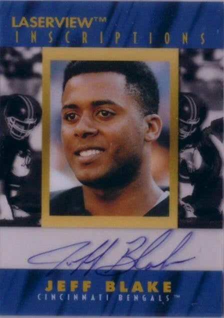 Jeff Blake certified autograph Cincinnati Bengals 1996 Pinnacle Inscriptions card - AutographsForSale.com