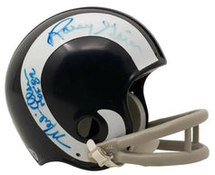 Deacon Jones Lamar Lundy Merlin Olsen Rosey Grier Fearsome Foursome signed Rams mini helmet BAS certified - AutographsForSale.com