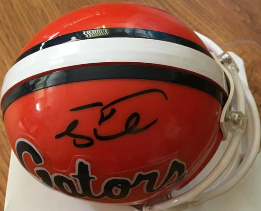 Tim Tebow autographed Florida Gators mini helmet JSA - AutographsForSale.com